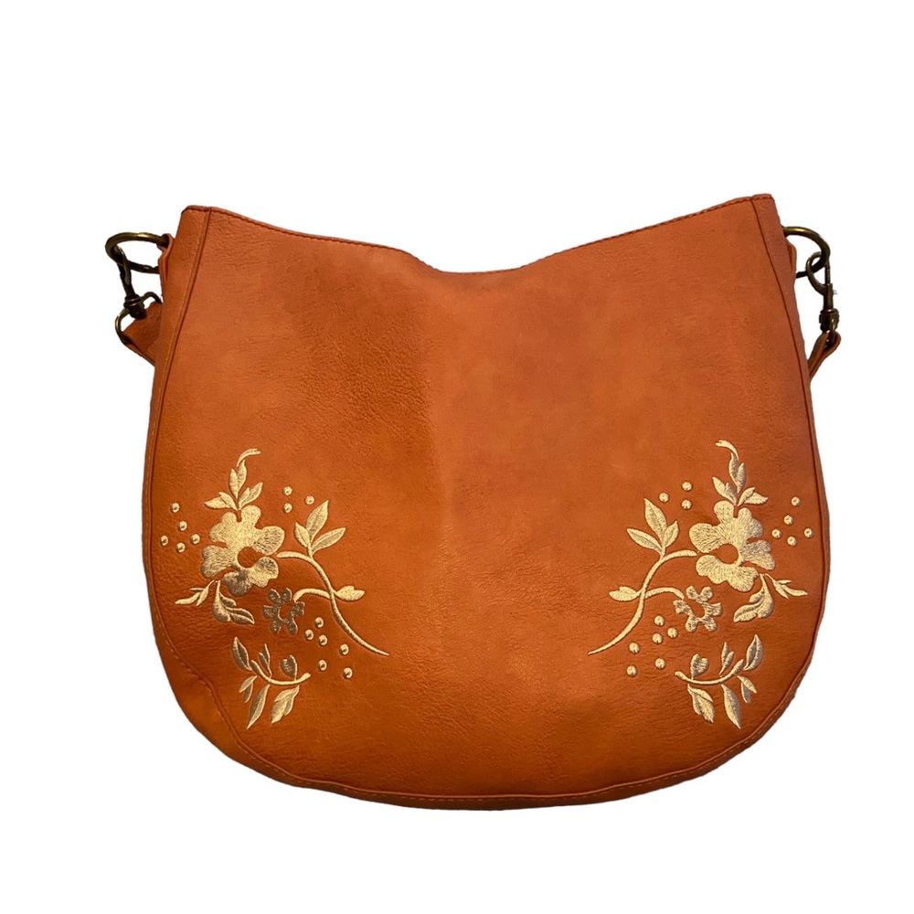 Universal Threads Purse with Floral Embroidery